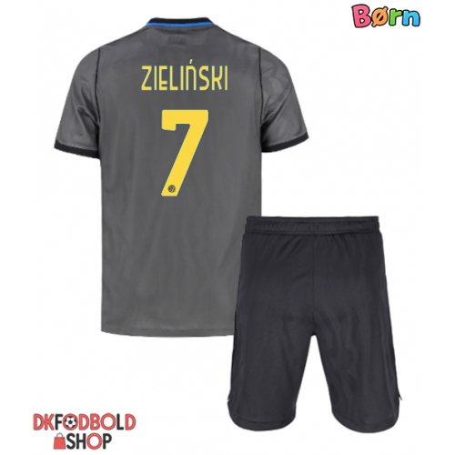 Inter Milan Piotr Zielinski #7 Tredje trøje Børn 2026-27 Kort ærmer (+ korte bukser)